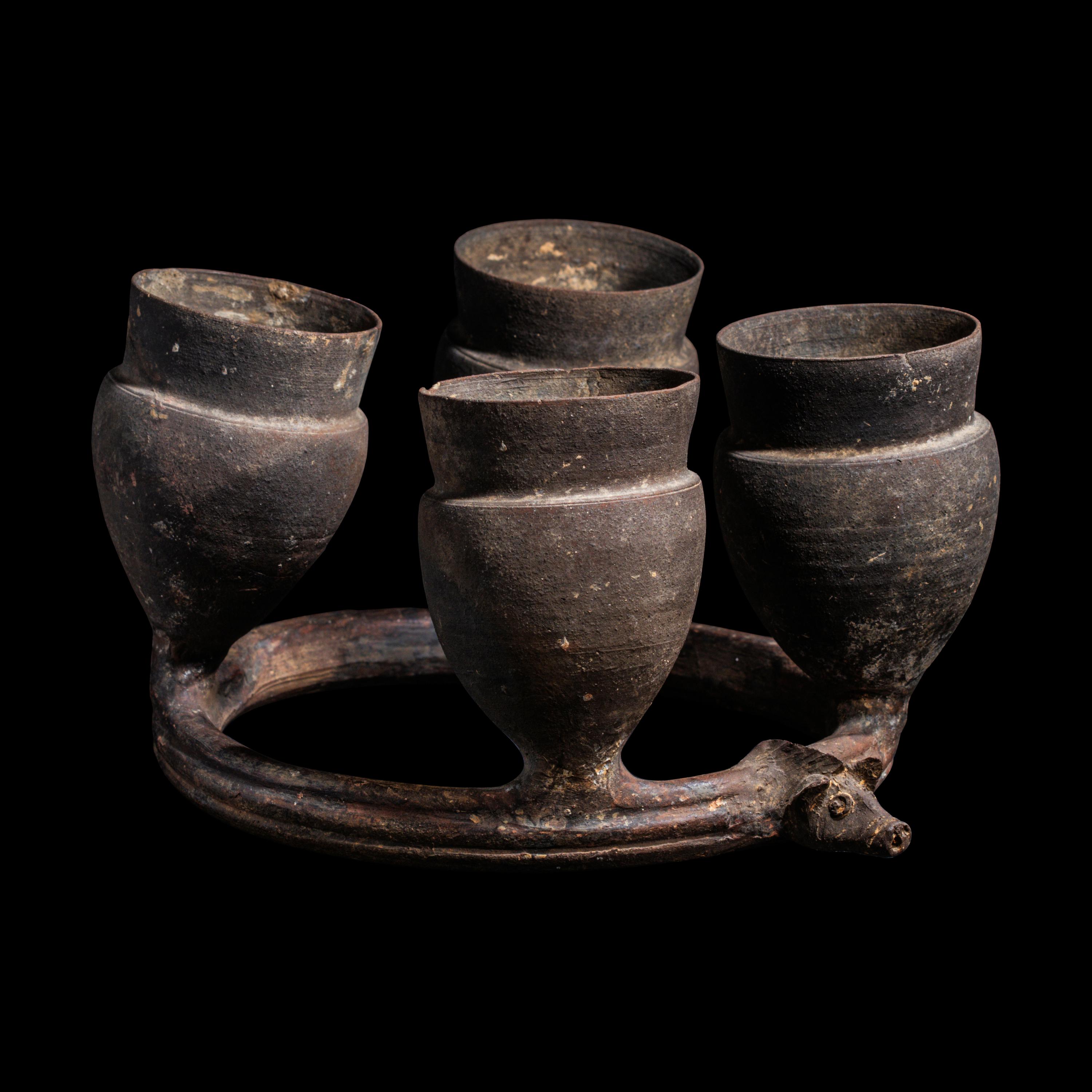 A Minoan or Mycenaean Terracotta Kernos
