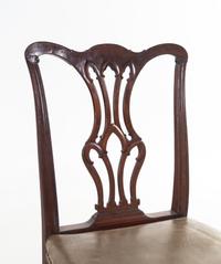 Two Chippendale Style Mahogany Side Chairs