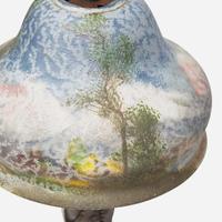 Handel Lamp Company (American, active 1888-1936) and Bradley & Hubbard (American, active 1852-1940) Three Table Lamps, USA, early 20th century