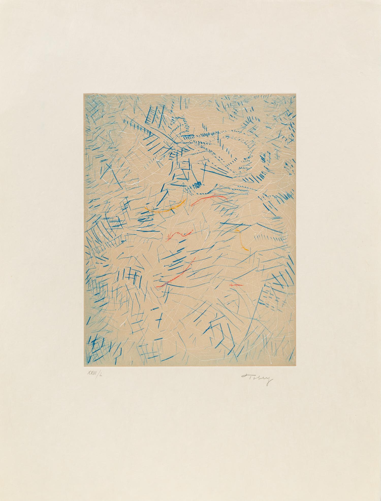 Mark Tobey, (American, 1890-1976), Of Time and Age, 1975