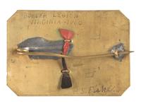 [MILITARIA]. A collection of post-war belt plates and insignia, comprising: