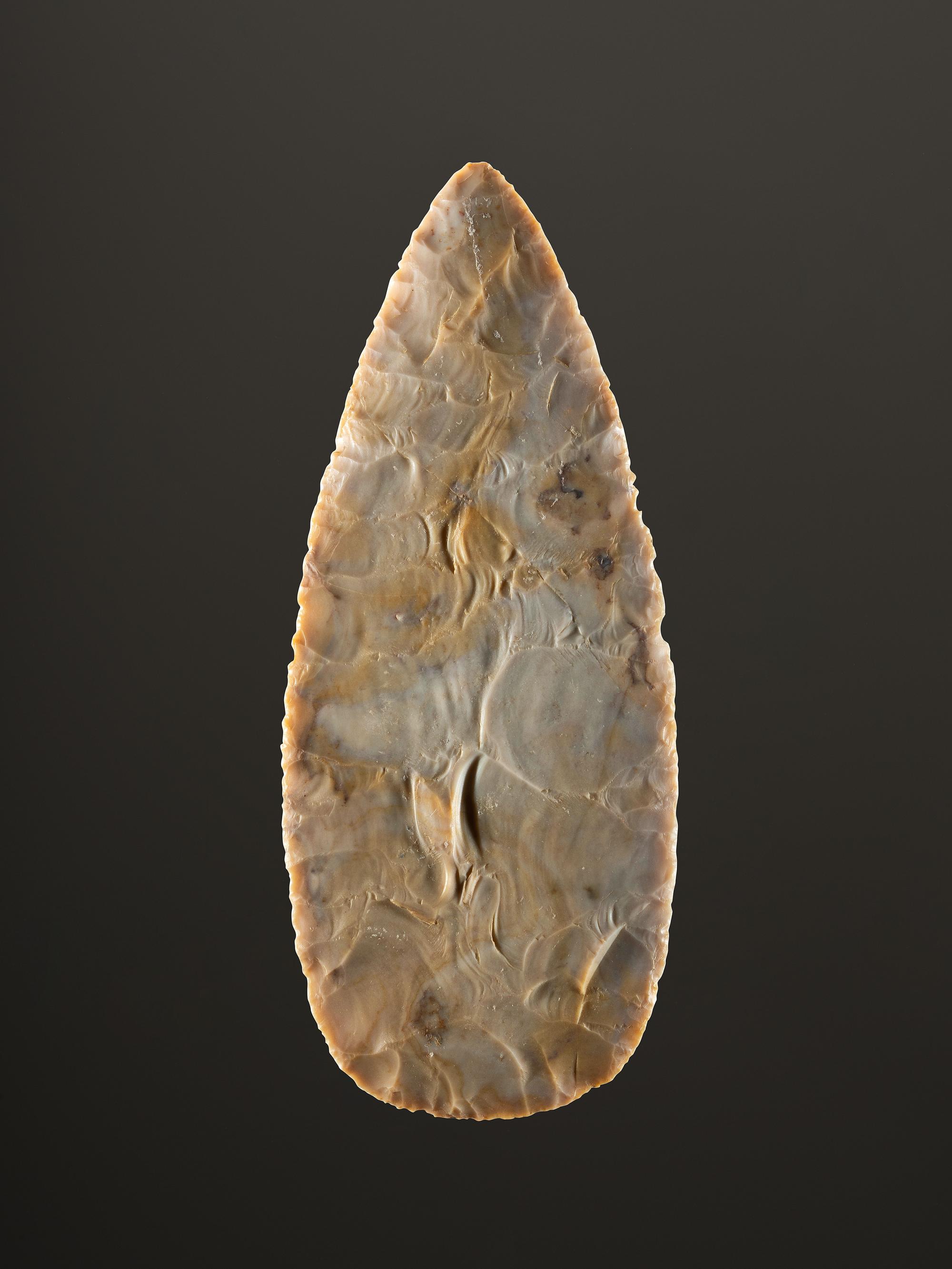 A Large Adena Flint Ridge Blade