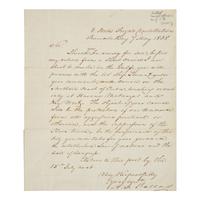 [Paulding, Hiram] [Slave Trade] Dallas II, Alexander J. Autograph Letter, Signed