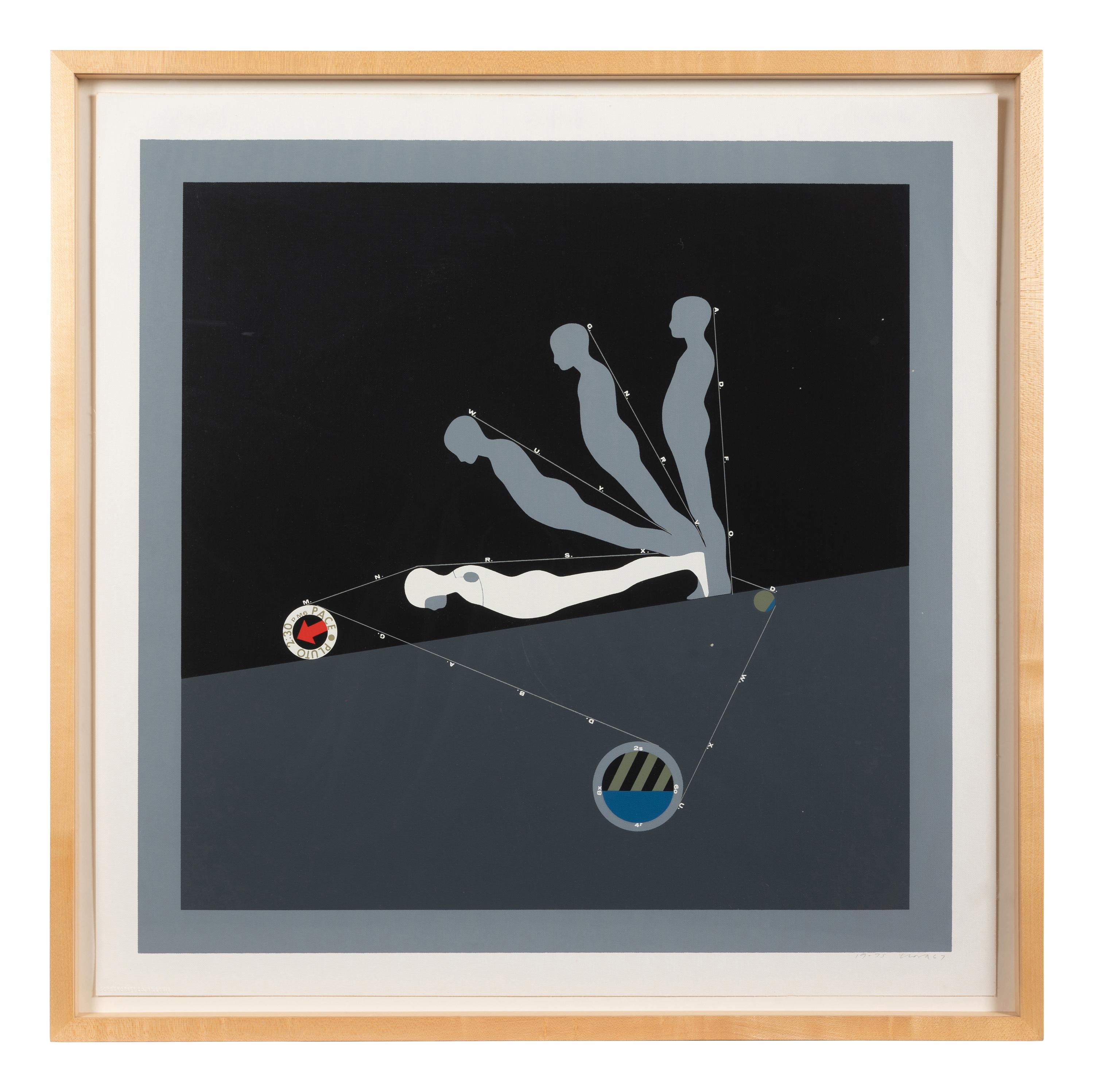 Four Prints from Study/Falling Man, Series I and II