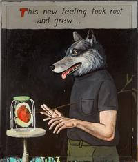 Tim Crowder, (American, b. 1956), Wolfman in Love, 2004