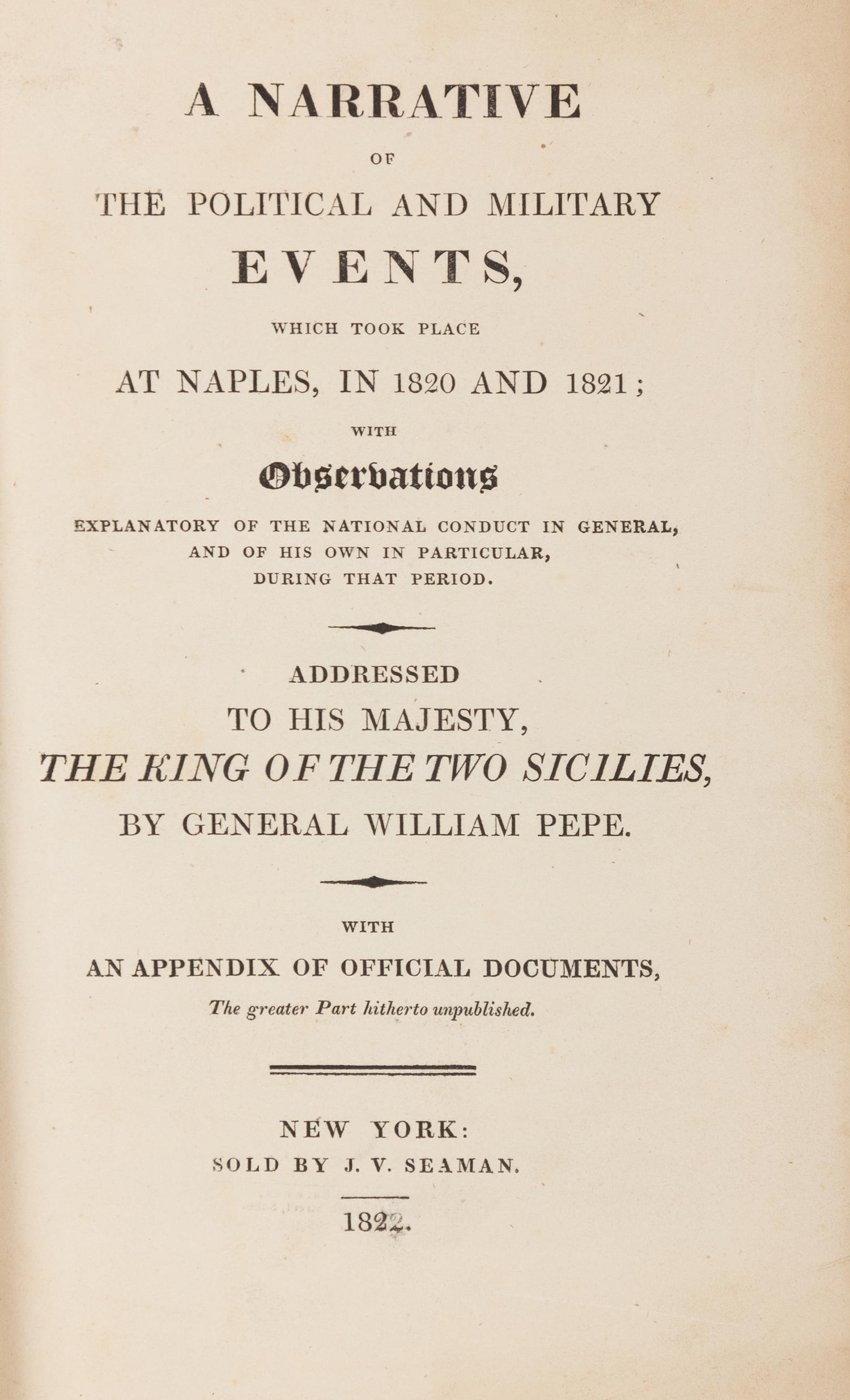 [MILITARY HISTORY] A group of works. Together 6 works in 7 volumes.