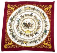 An Hermes 90cm Silk Scarf, 36" x 36".