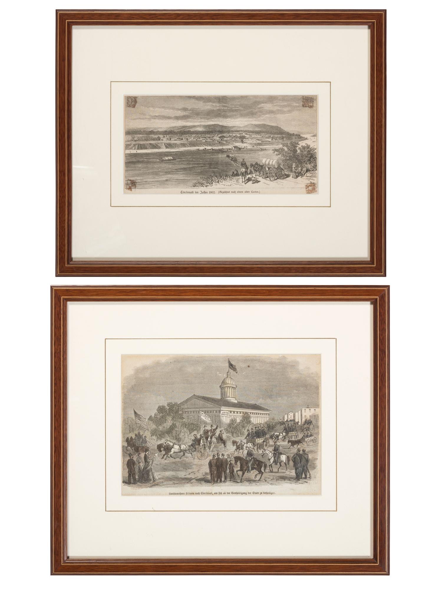 Two Cincinnati Engravings