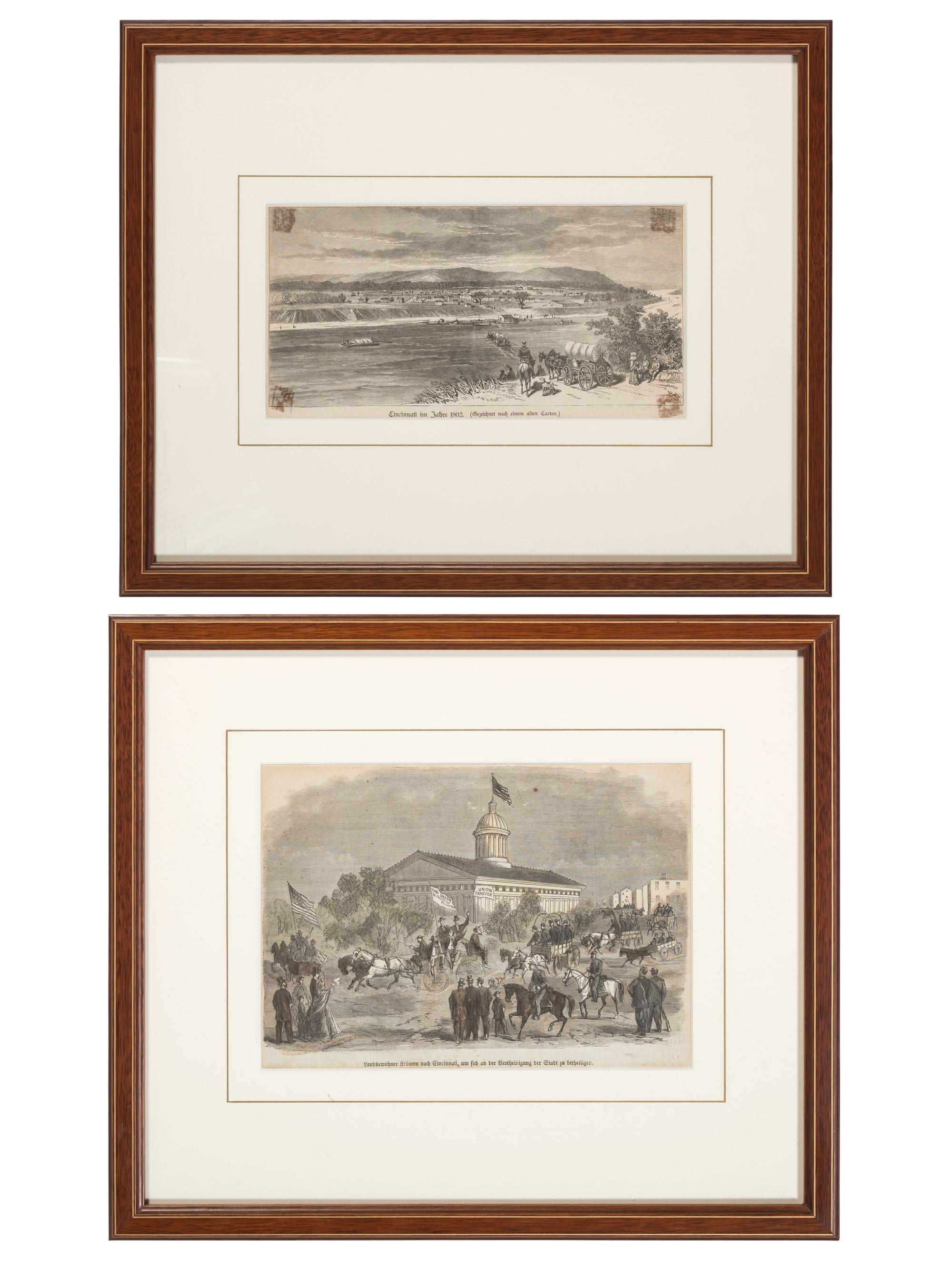 Two Cincinnati Engravings