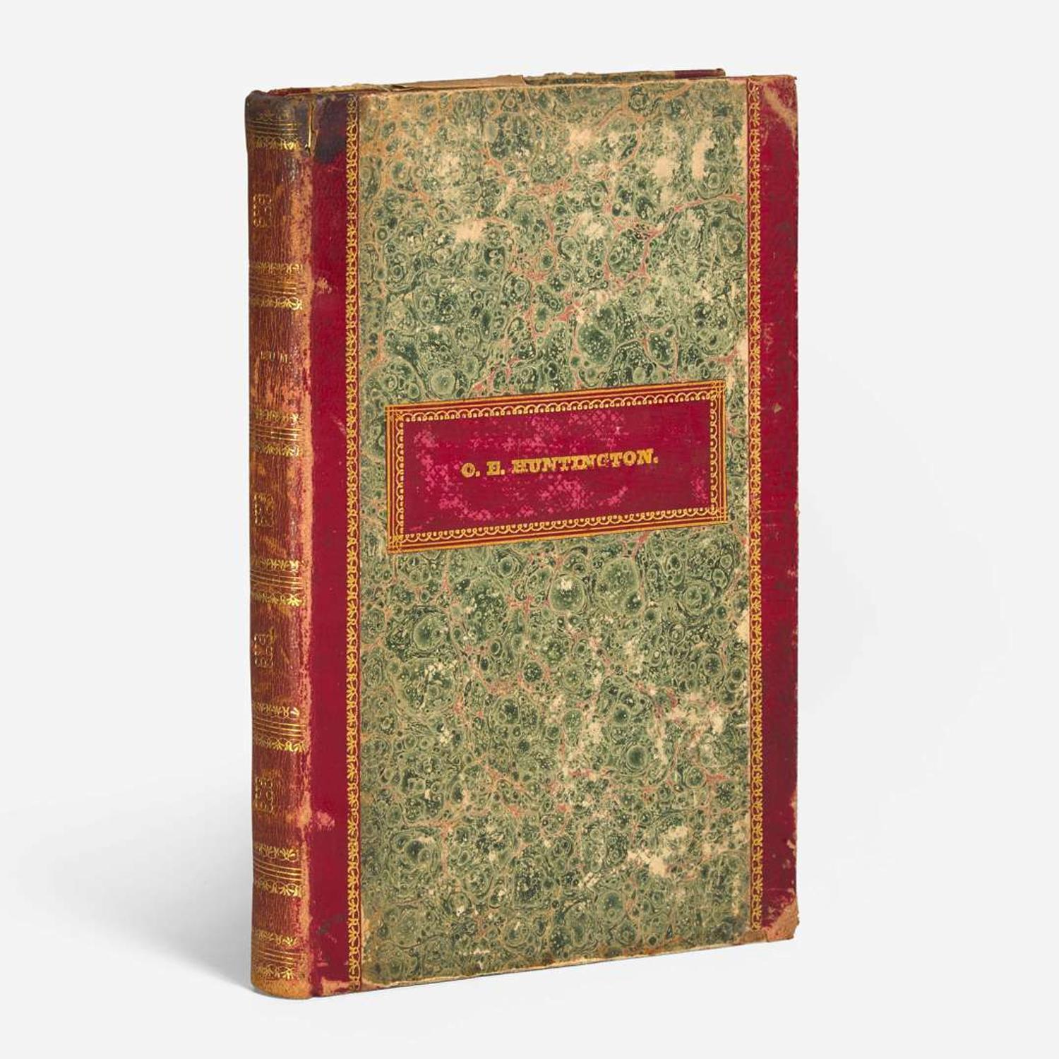 [Americana] [Yale University] (Maverick, Samuel) 1825 Yale College Yearbook