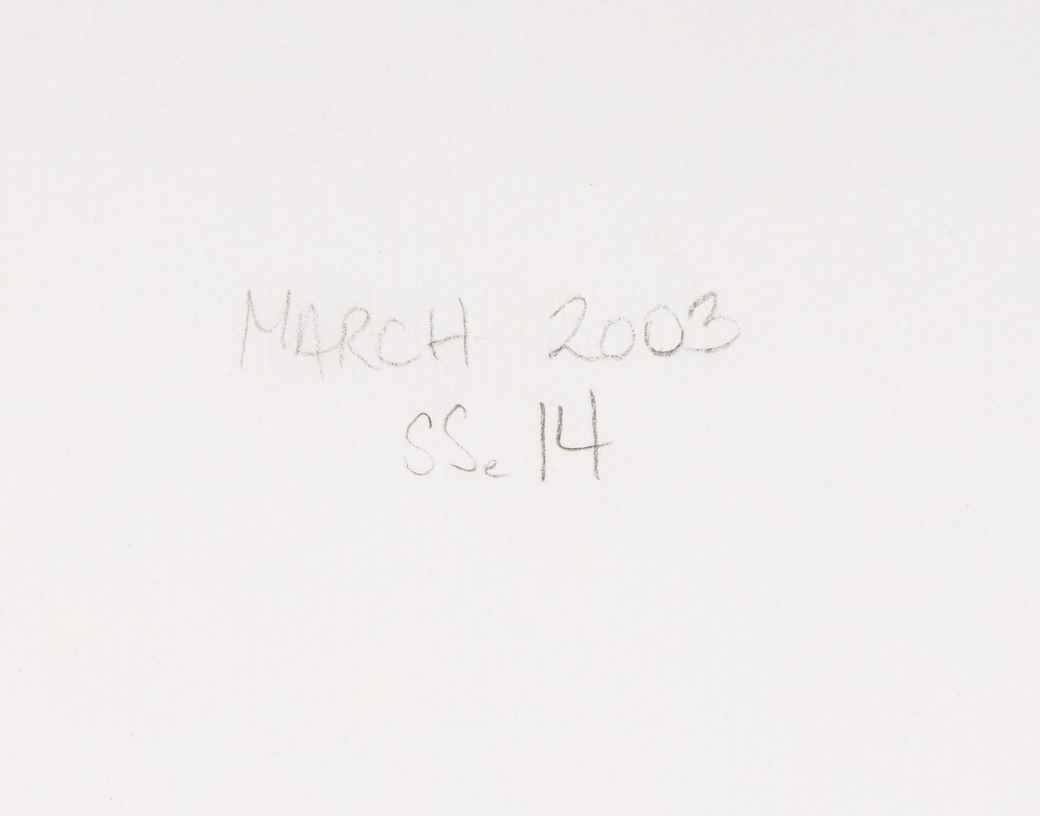 Untitled, 2000 and Untitled, 2003 (two works)