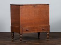 A Late Federal Cherrywood One-Drawer Sugar Chest