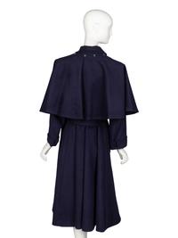 Yves Saint Laurent Rive Gauche, Wool Coat with Capelet