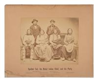 GURSNEY & ILLINGWORTH, photographers. Spotted Tail, the Noted Indian Chief, and his Party . Sioux City, Iowa, [ca June 1870].