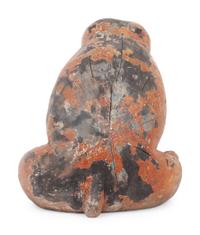 A Carved and Polychrome-Painted Folk Art Bear