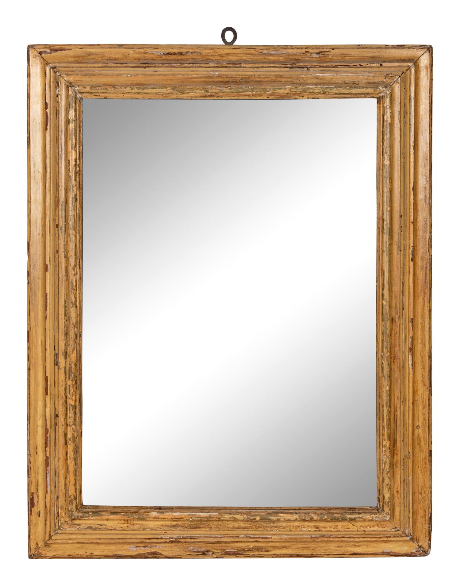 A Continental Painted Mirror