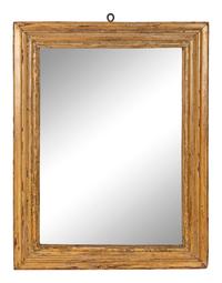 A Continental Painted Mirror