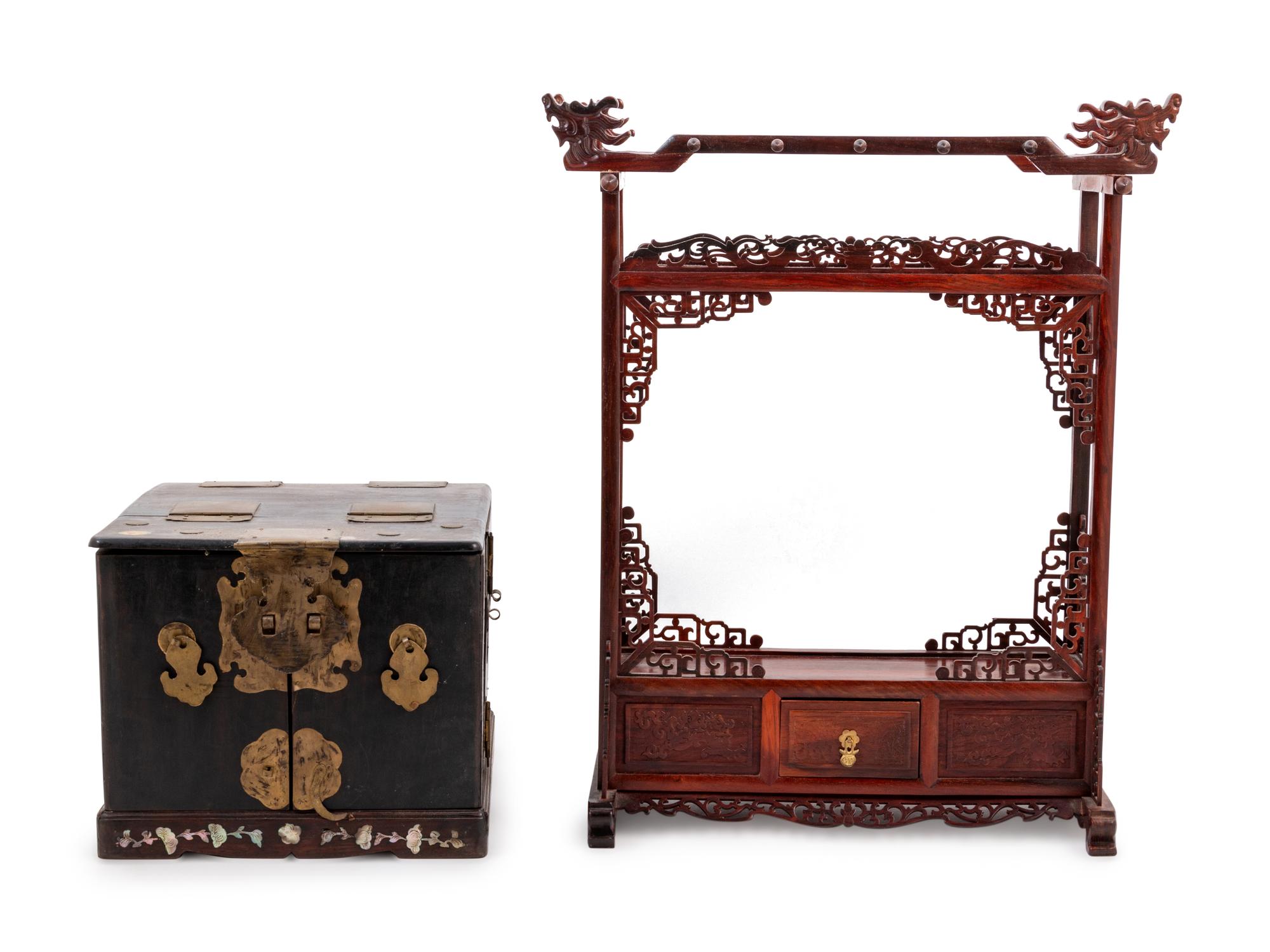 A Huanghuali Wood Brush Stand, Bijia
