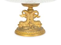 Two French Cut Crystal and Gilt Bronze Mounted Bowls — EARLY 20TH CENTURY