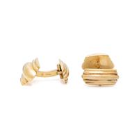 HERMÈS, YELLOW GOLD CUFFLINKS