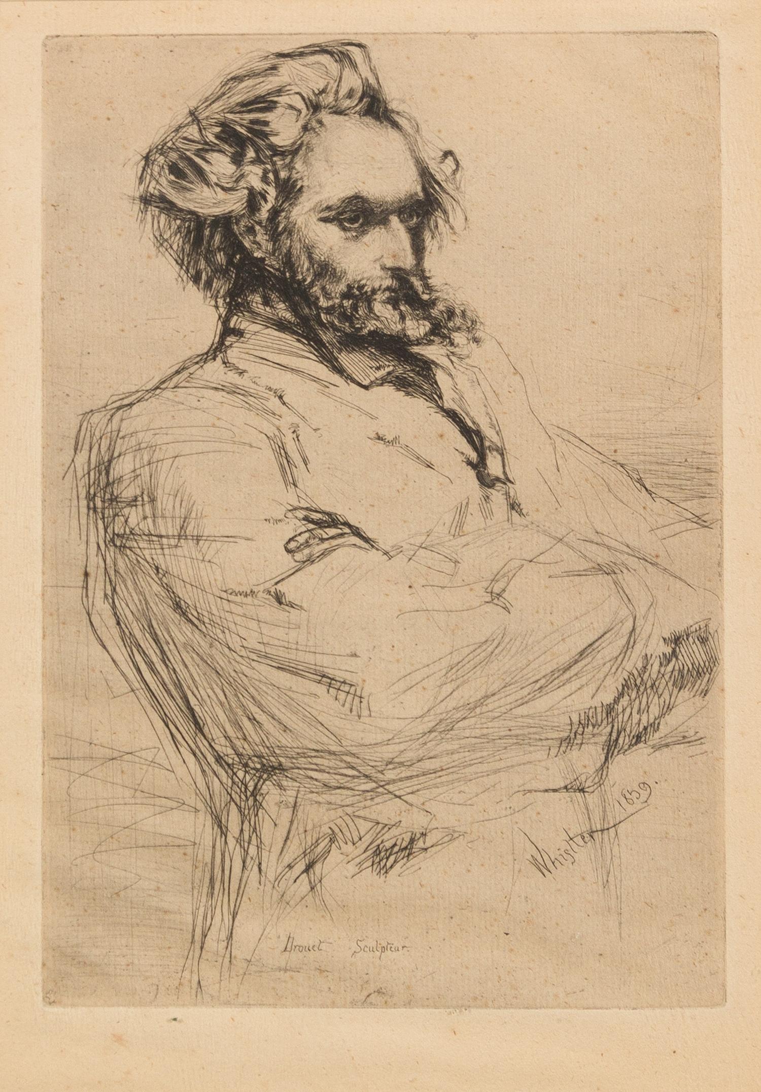 James Abbott McNeill Whistler, (American, 1834-1903), Drouet Sculpteur, 1859