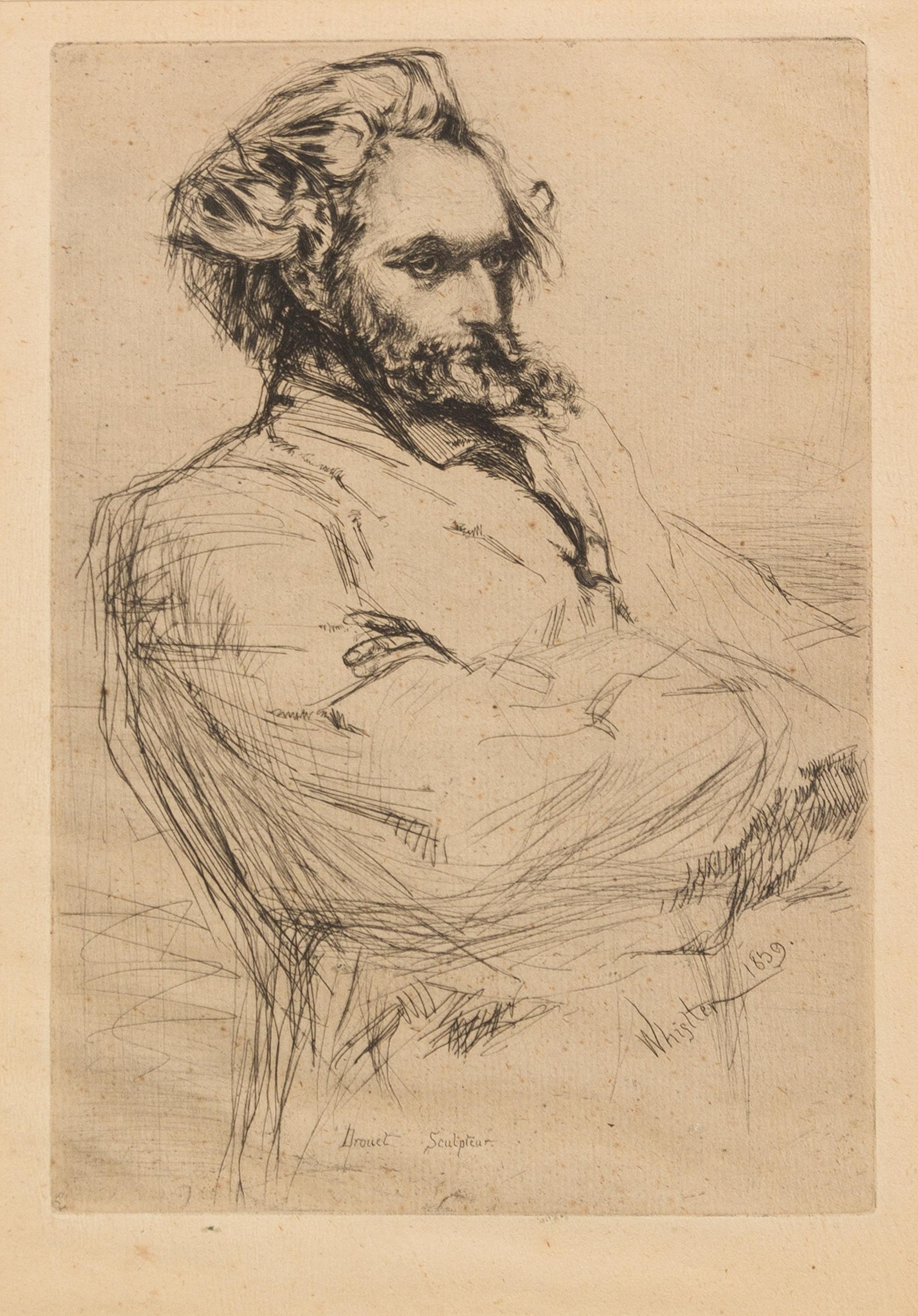 James Abbott McNeill Whistler, (American, 1834-1903), Drouet Sculpteur, 1859