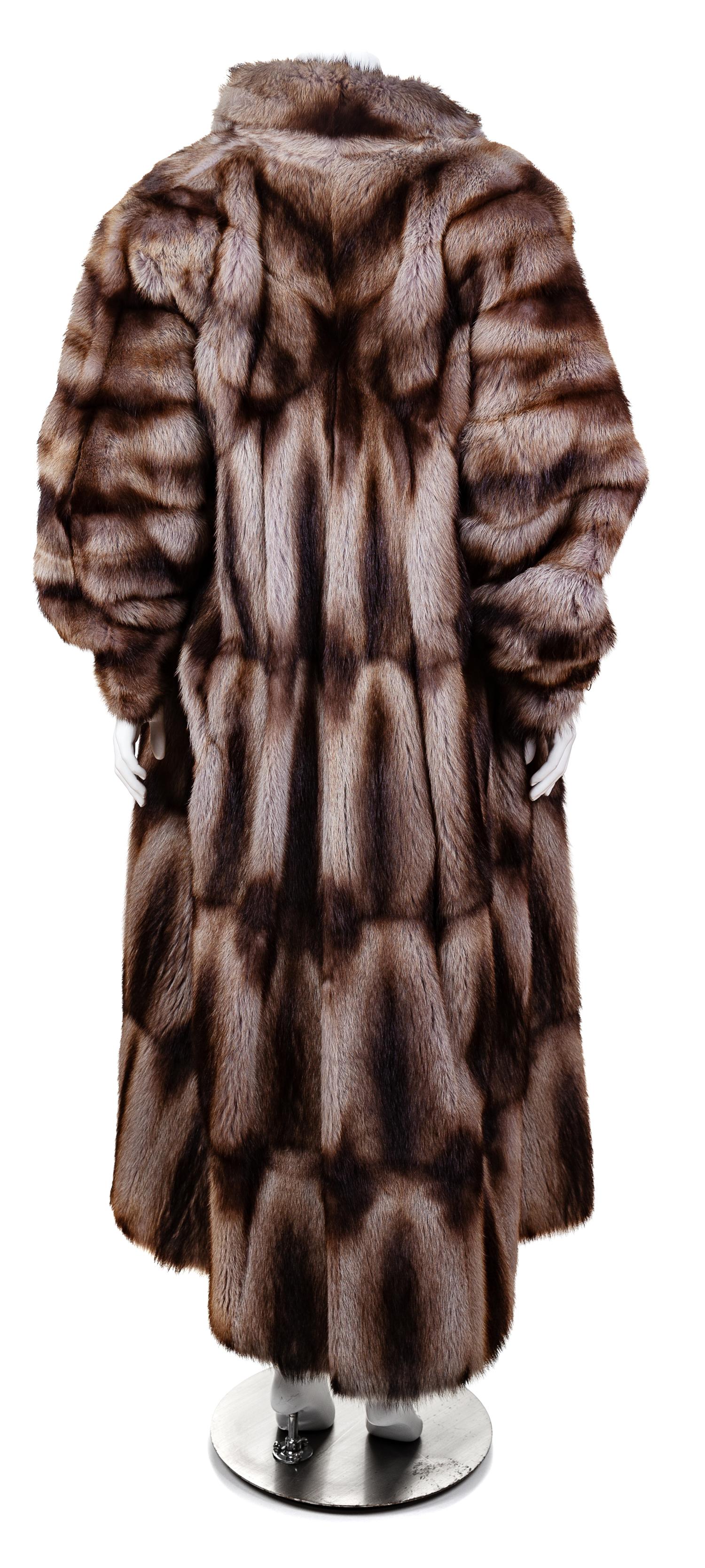 A Fendi Bassarisk Fur Coat, No size.