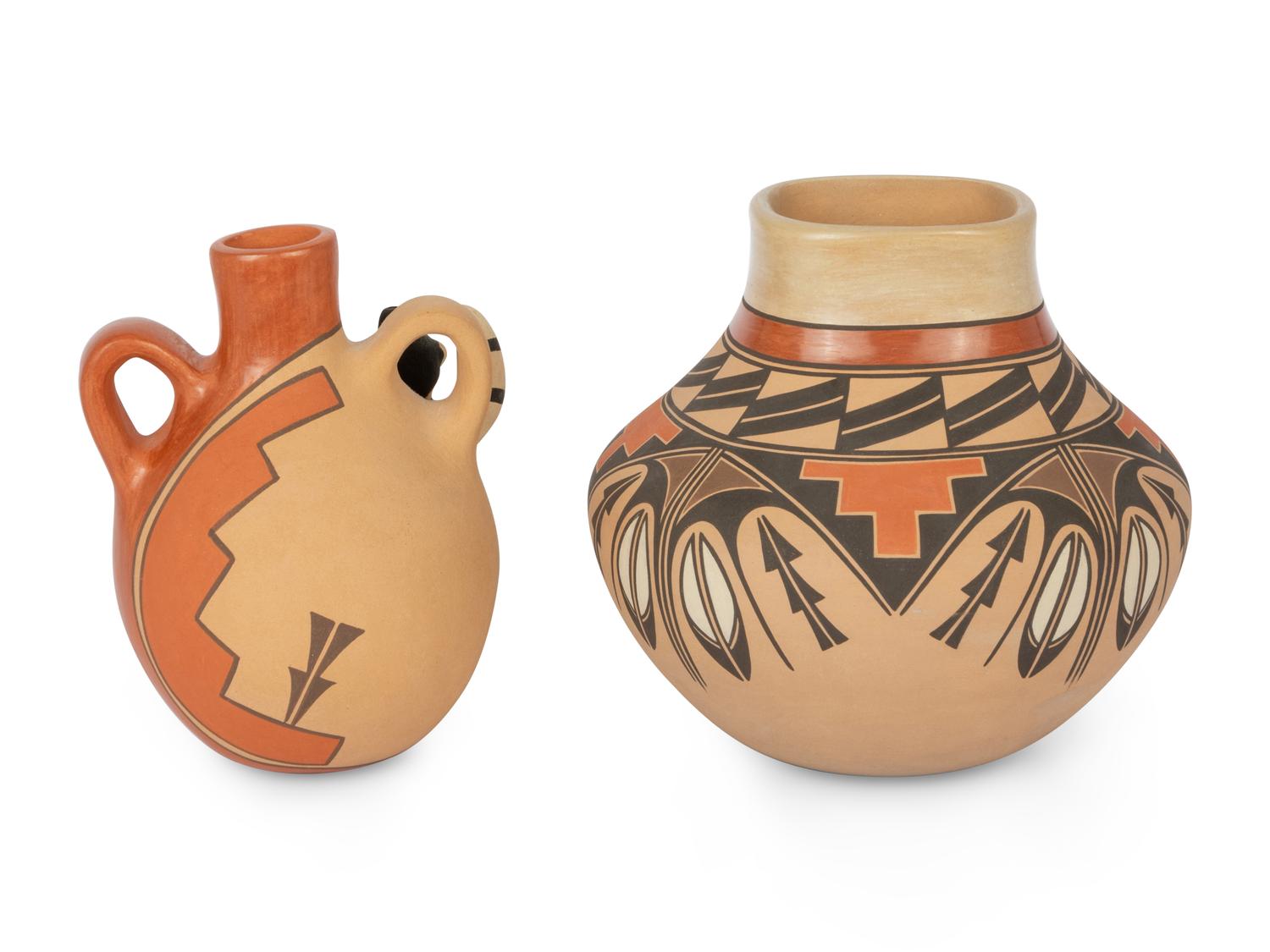 Polychrome Pottery Jars