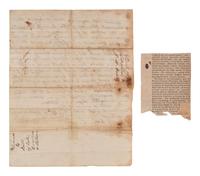 [ENSLAVEMENT]. Manuscript manumission of an enslaved woman and child. Fayette Co., KY, 17 Sep 1846.