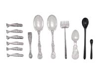 A Collection of Tiffany & Co. Silver Flatware Articles