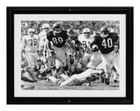 A Group of Three Photographs Depicting Gale Sayers Formerly Displayed at Mike Ditka’s Restaurant