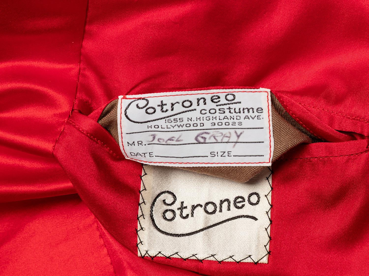 Costume Worn by Joel Grey in the Final Episode of Dallas , 1991