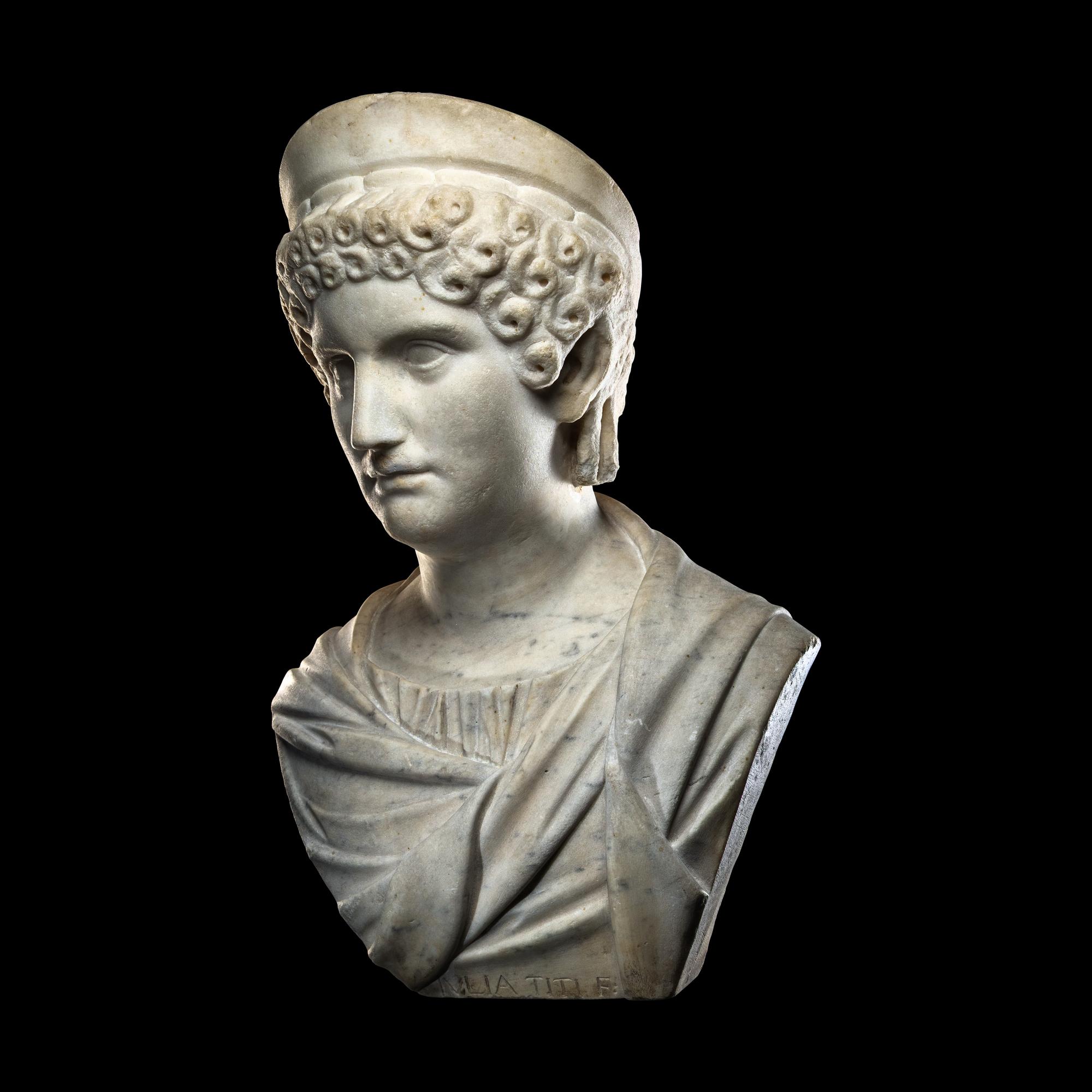 A Roman Marble Portrait Head of an Empress