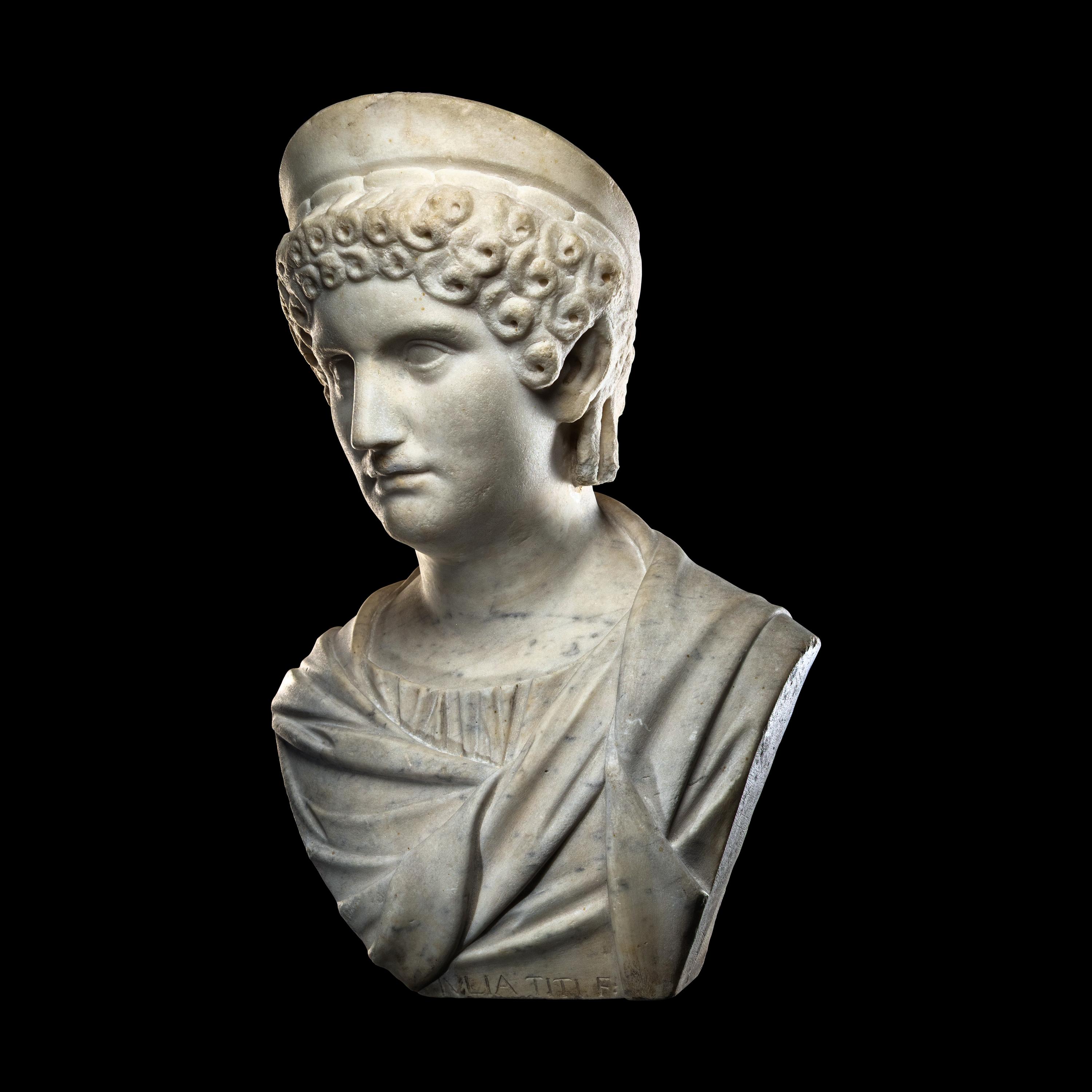 A Roman Marble Portrait Head of an Empress