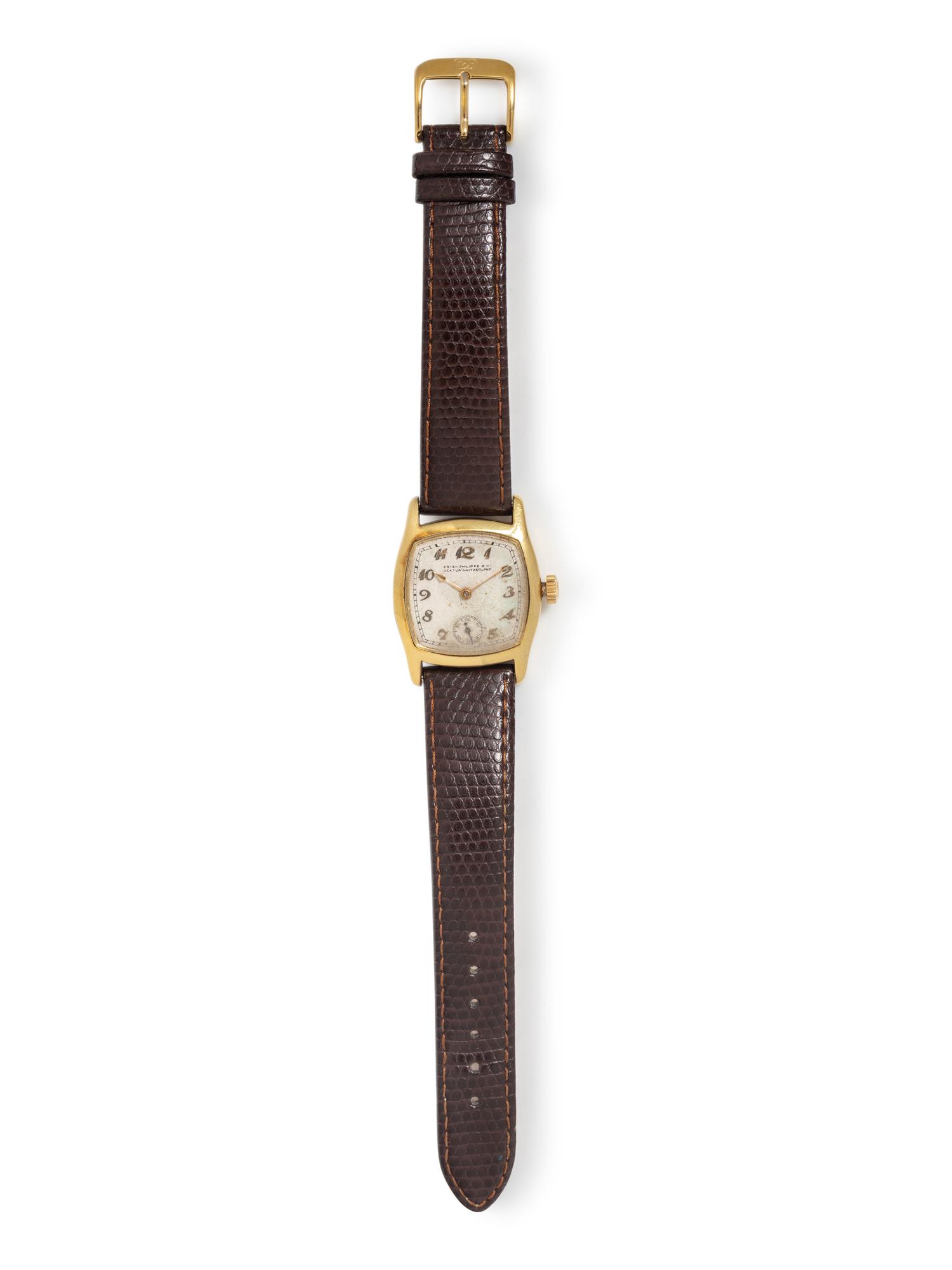 PATEK PHILIPPE, YELLOW GOLD WATCH