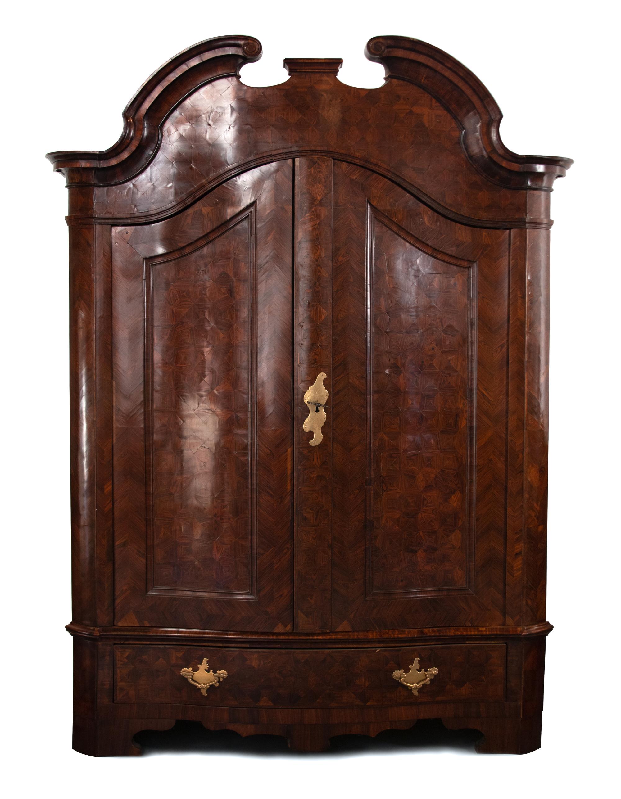 A German Rococo Parquetry Shrank