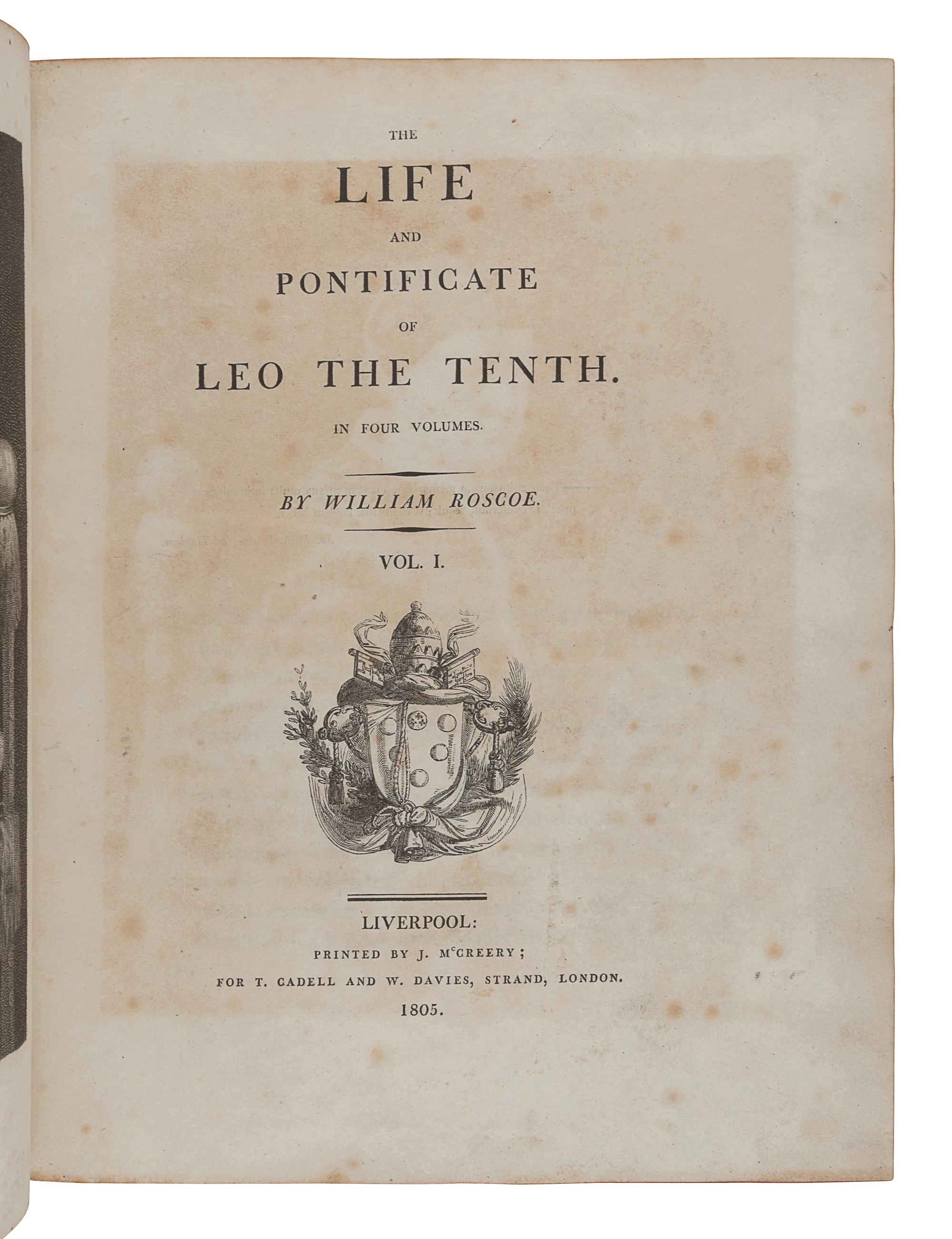 [18th & 19th CENTURY PRINTING - ITALY]. A group of 4 works, comprising: