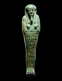 An Egyptian Faience Ushabti