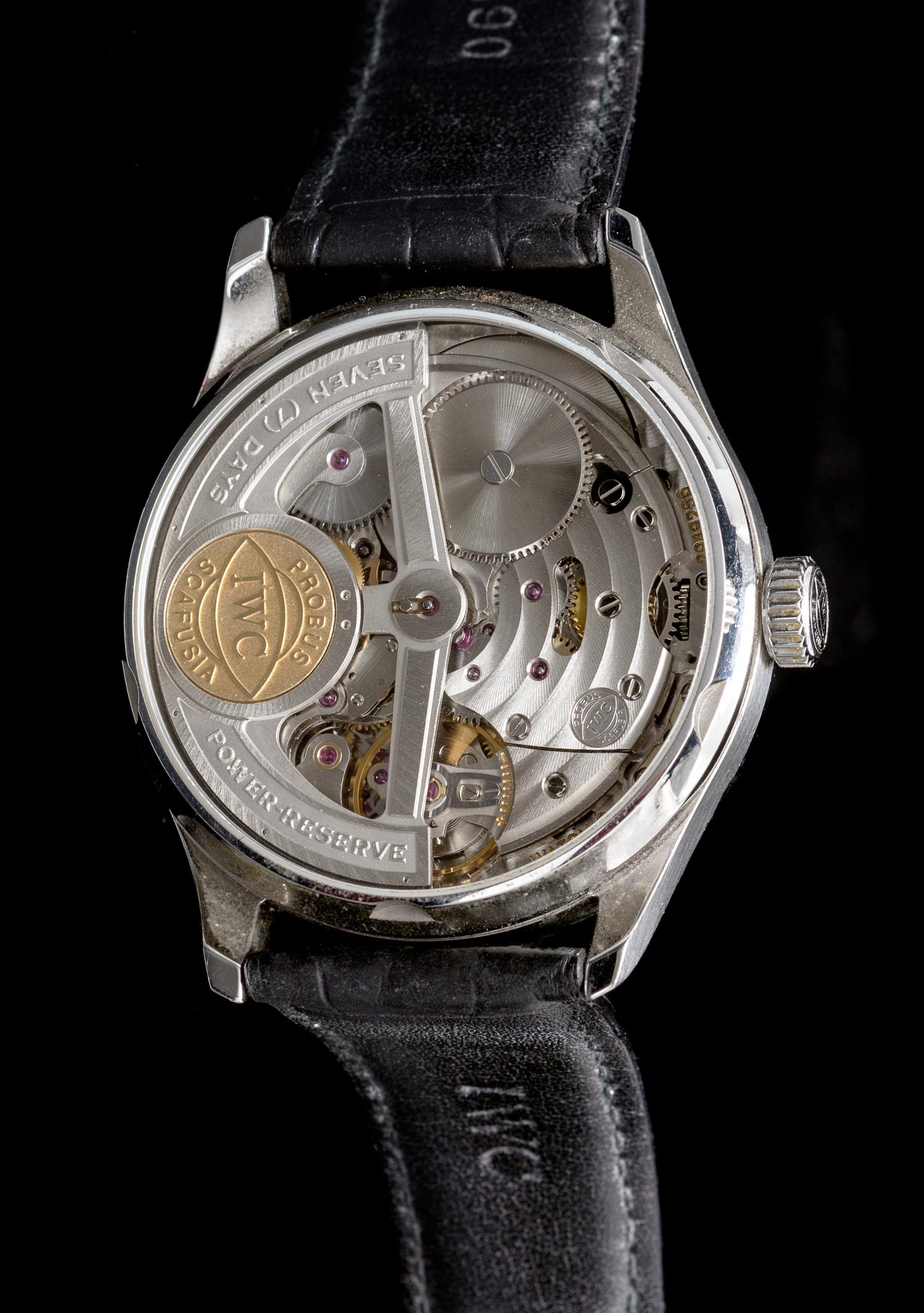 A Stainless Steel Ref. 5001 Portuguese Wristwatch, IWC,