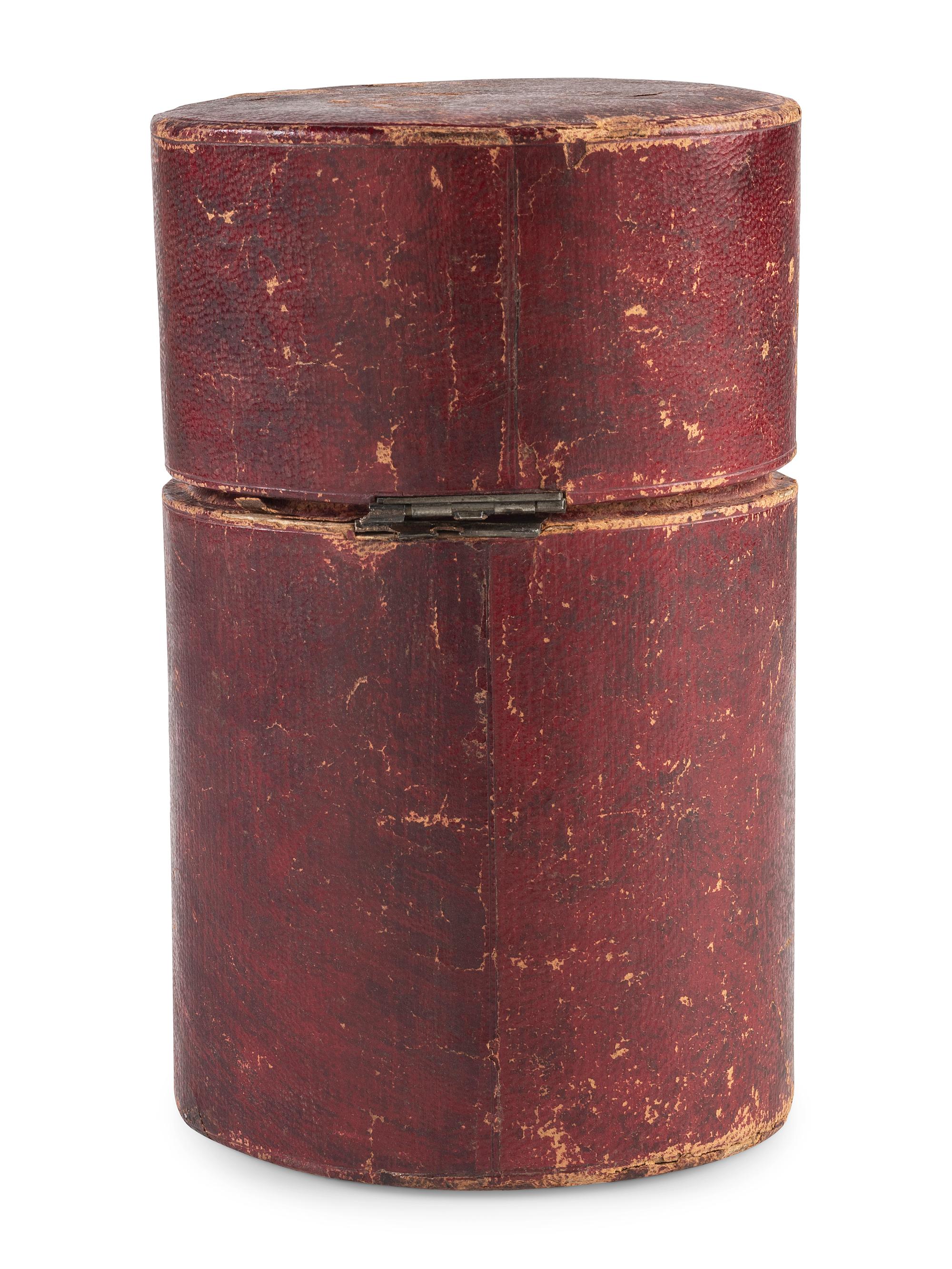 Civil War-period officer's traveling eating utensils kit.