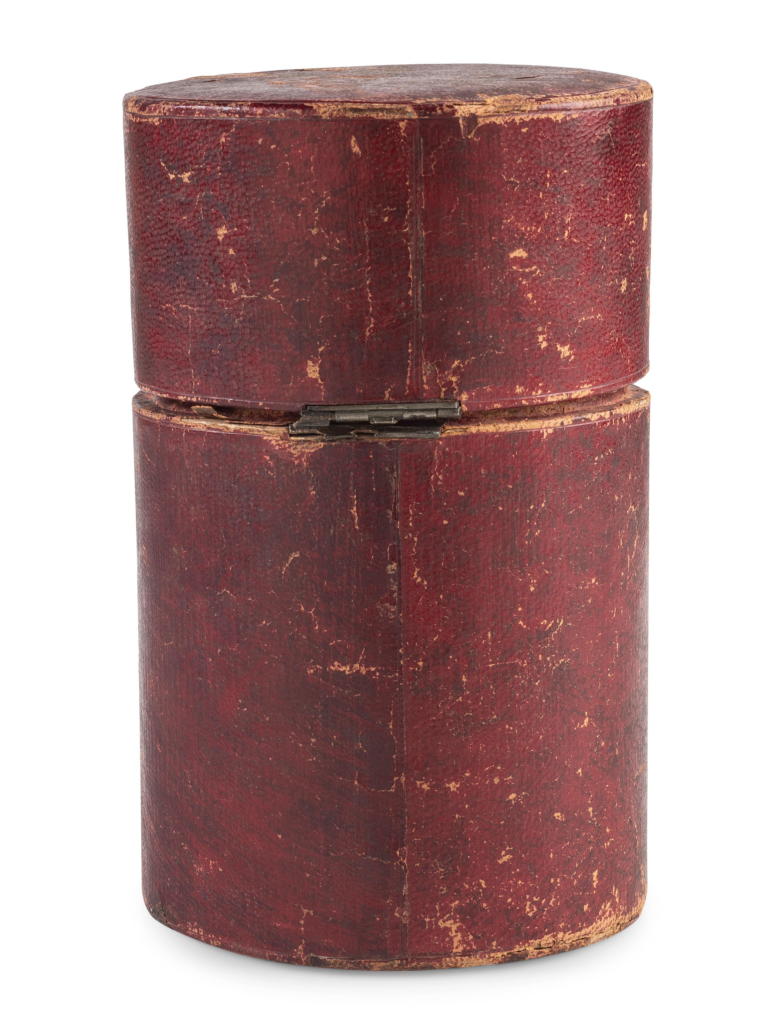 Civil War-period officer's traveling eating utensils kit.
