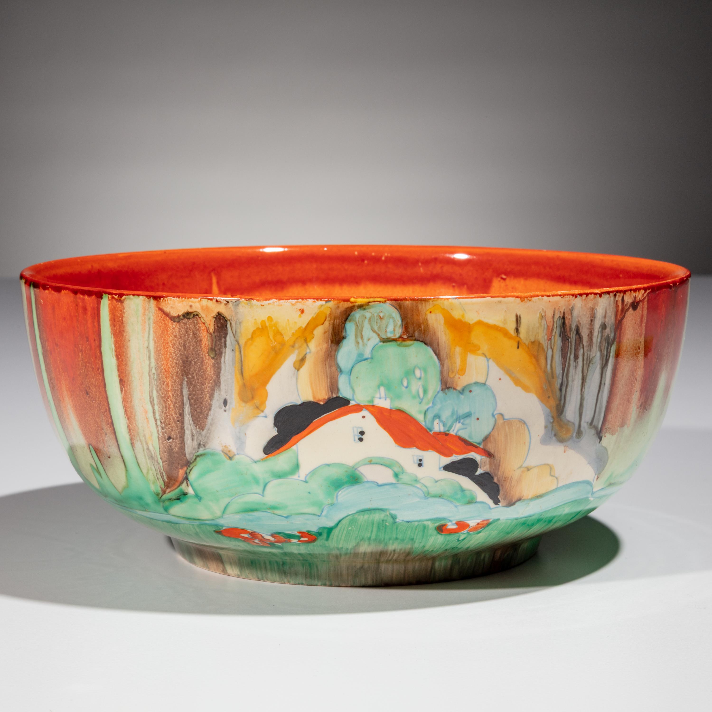 Clarice Cliff (English, 1899–1972) — Newlyn pattern, 6 pieces