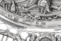 A Continental Silver Centerpiece Basket