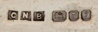 Two English Silver and Enamel Pill Boxes, Maker's Mark CNB, London, 1982 and 1985, one having a lid decorated with a butterfly and flor