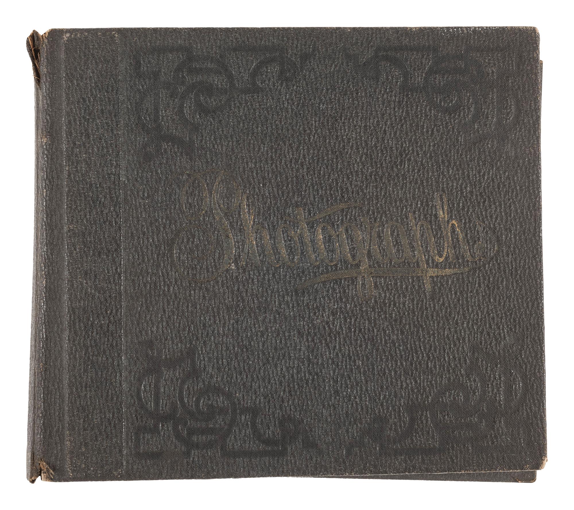[NATIVE AMERICANS]. Album containing 54 photographs documenting an excursion in the Southwestern United States, incl. views of pueblos and Ute subjects.
