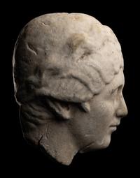 A Marble Head of a Woman