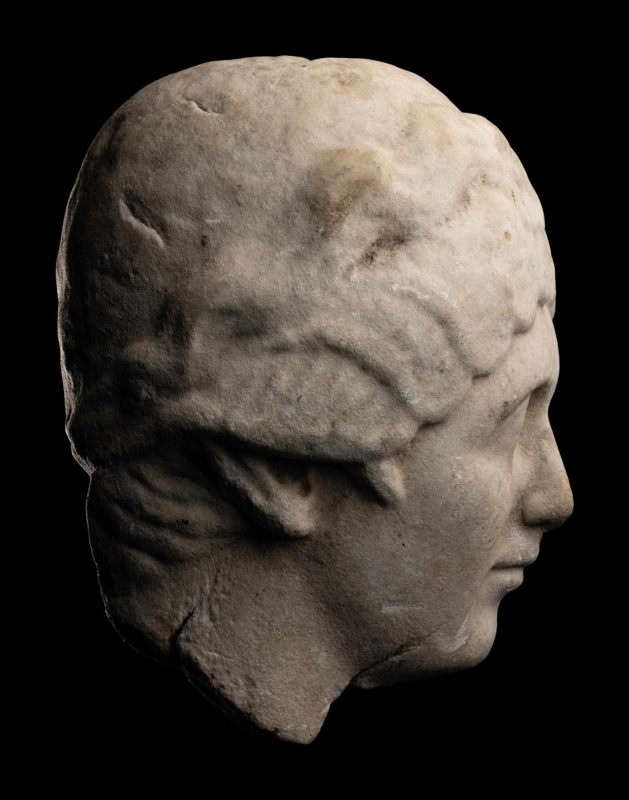 A Marble Head of a Woman