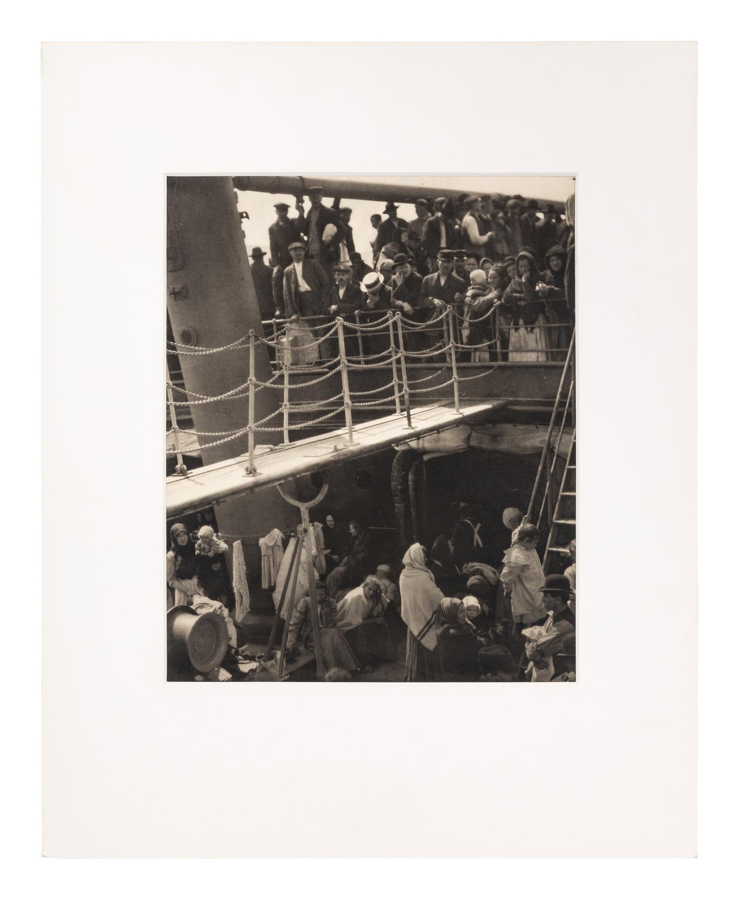 Alfred Stieglitz (1864-1946) The Steerage, 1907 (with original "291" sheet)