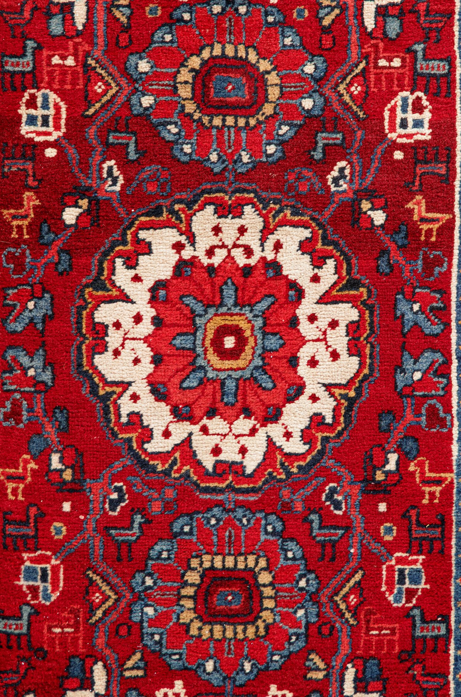 Two Heriz Wool Runners