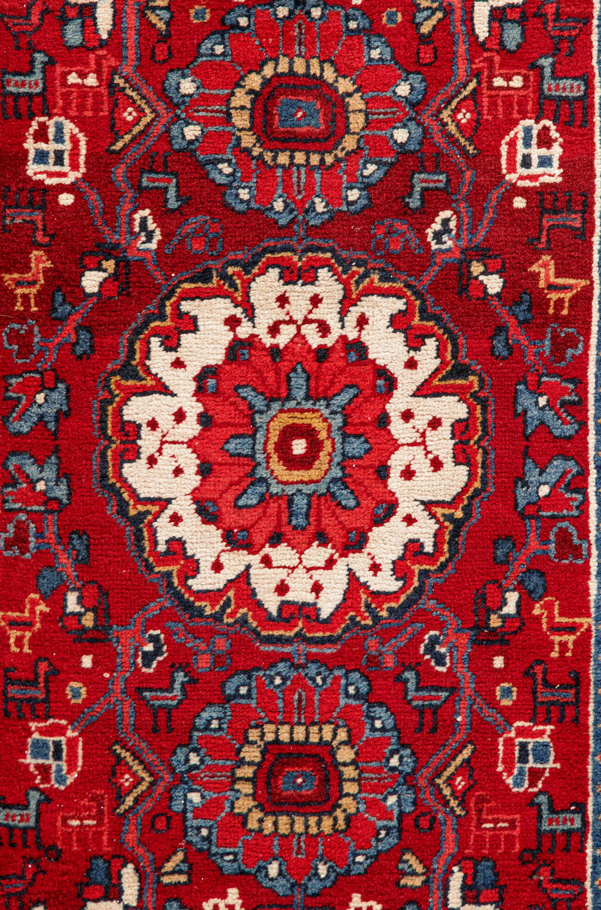 Two Heriz Wool Runners